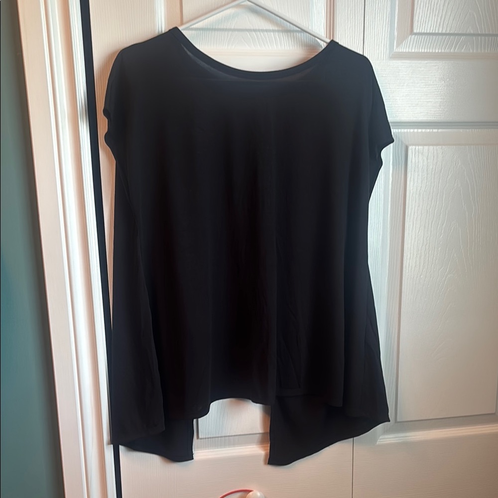 Old Navy Black Tie Back Tshirt